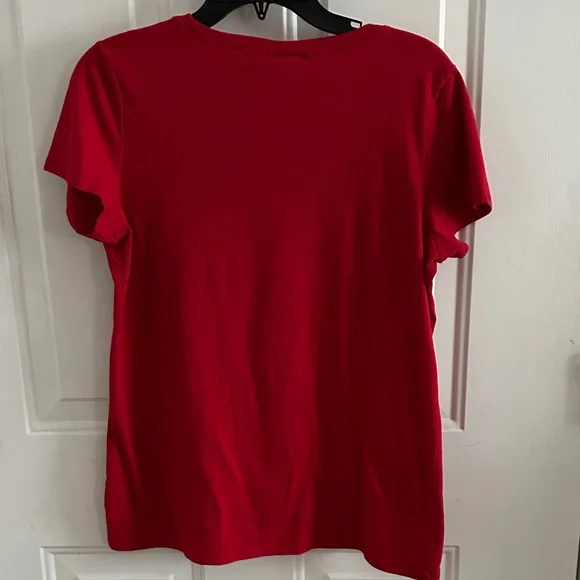 Red Christmas Tree Short Sleeve Tee - Picture 4 of 4